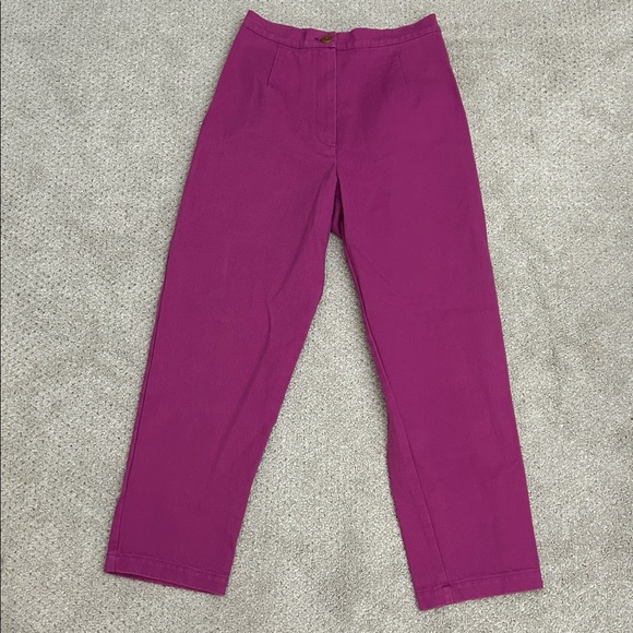 Ilana Kohn Pants - Ilana Kohn High Waisted Straight Leg Holly Pants Petunia